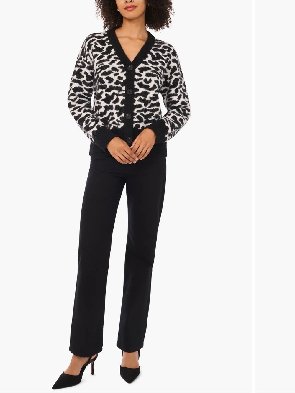 Halogen Animal Print Sweater